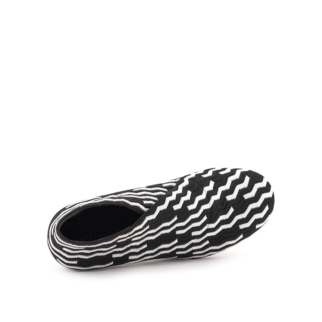 United Nude Fold Mid Mono Wave Buty Damskie na Obcasie Czarne białe