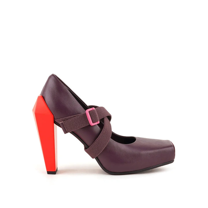United Nude Gem Swan Hi Cherry Mix Buty na Obcasie Damskie Czerwone