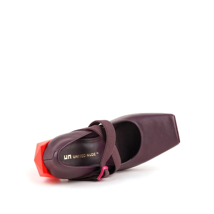 United Nude Gem Swan Hi Cherry Mix Buty na Obcasie Damskie Czerwone