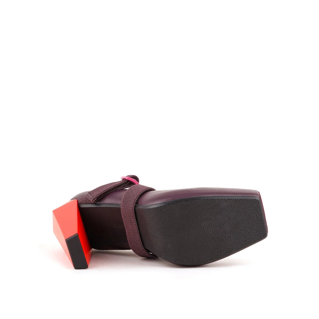 United Nude Gem Swan Hi Cherry Mix Buty na Obcasie Damskie Czerwone