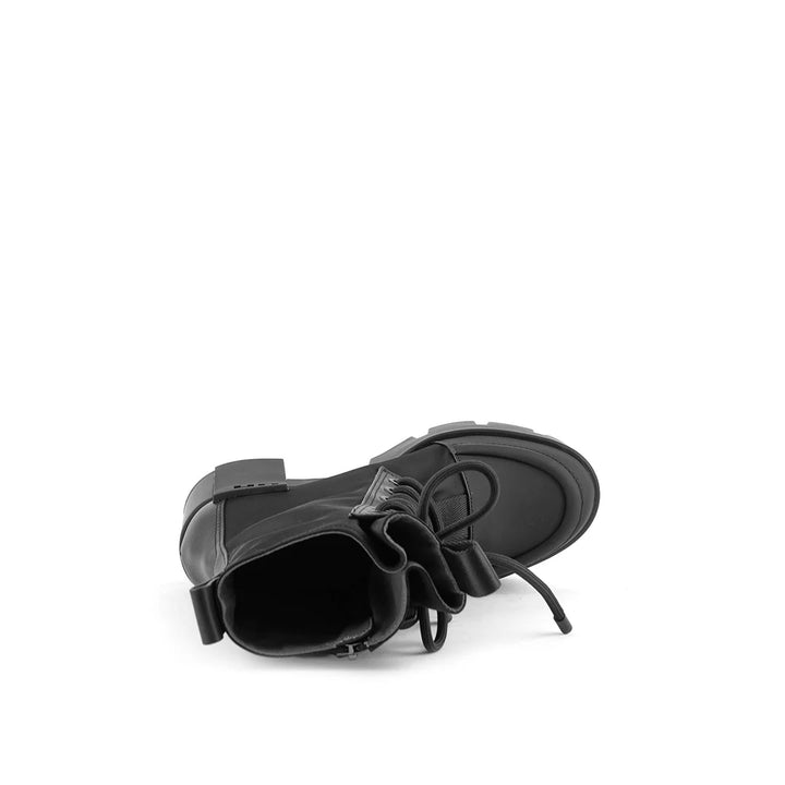 United Nude Grip Cap Mid Black Botki Damskie na Obcasie Czarne