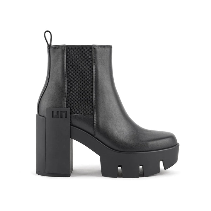 United Nude Grip Chelsea Mid V Black Botki Damskie na Obcasie Czarne