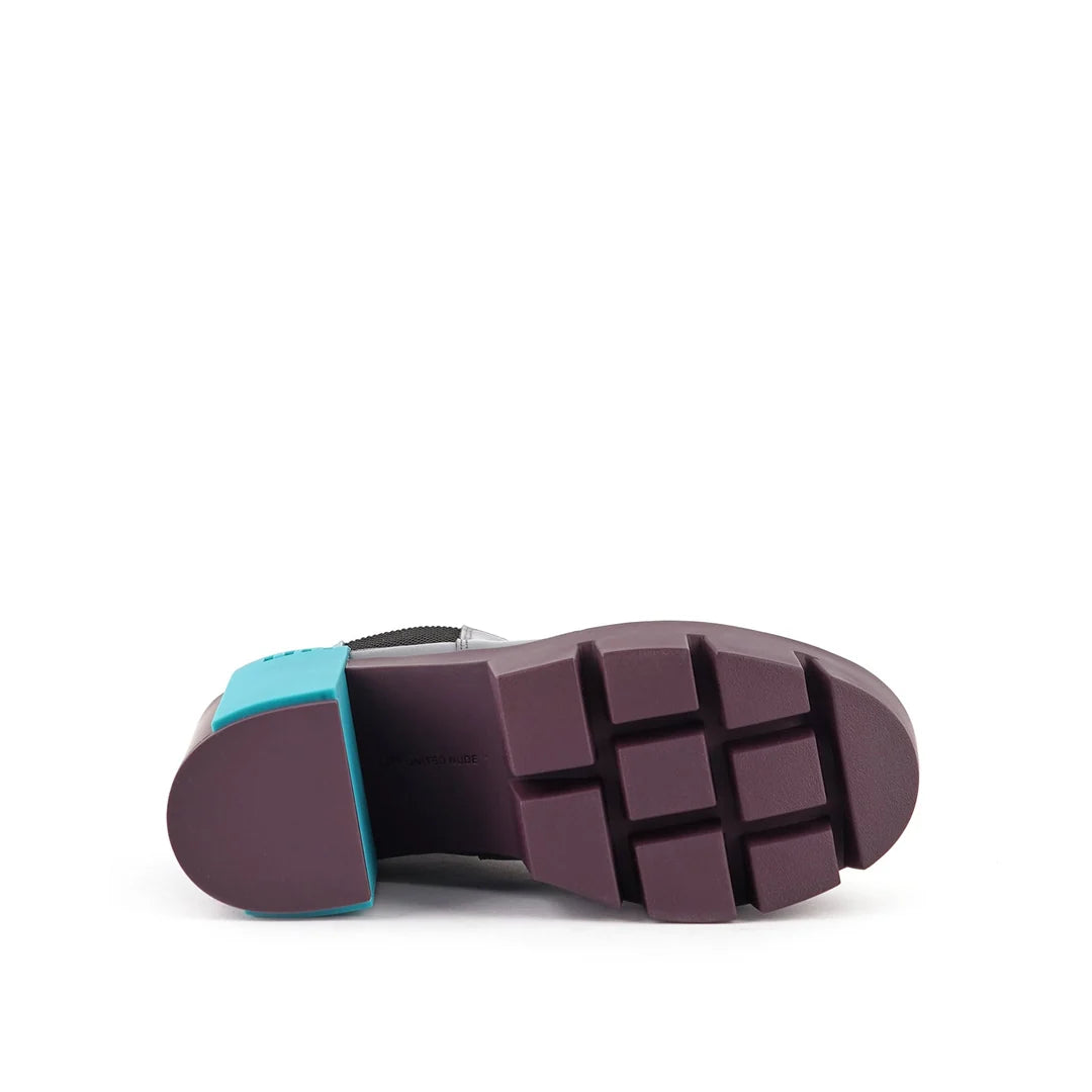 United Nude Grip Chelsea Mid V Future Grey Botki Damskie na Obcasie Szare