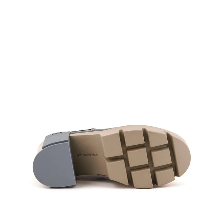 United Nude Grip Chelsea Mid V Stone Mix Botki Damskie na Obcasie Brązowe