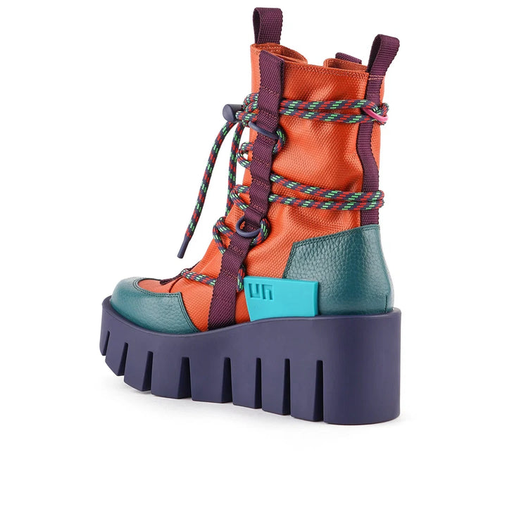 United Nude Grip Desert Lo Bungee Botki Damskie na Platformie Pomarańczowe