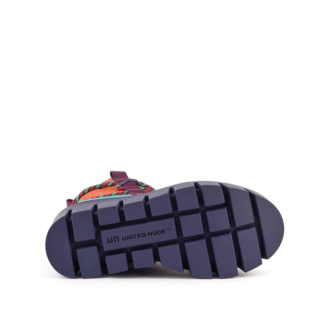 United Nude Grip Desert Lo Bungee Botki Damskie na Platformie Pomarańczowe