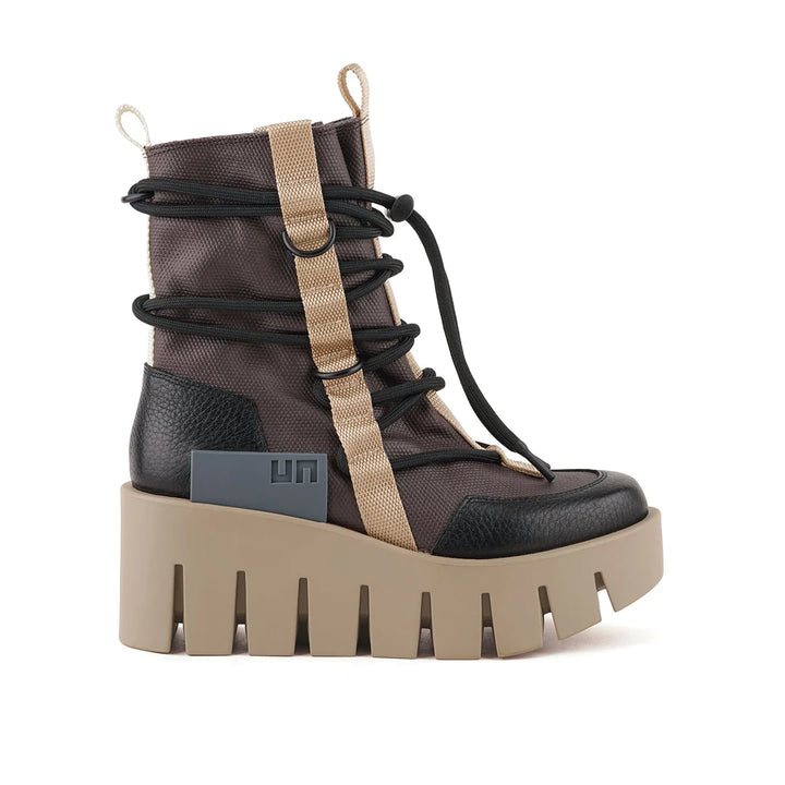United Nude Grip Desert Lo Stone Mix Botki Damskie na Platformie Brązowe