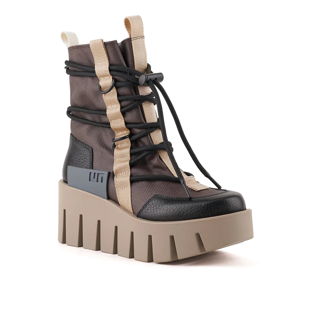 United Nude Grip Desert Lo Stone Mix Botki Damskie na Platformie Brązowe