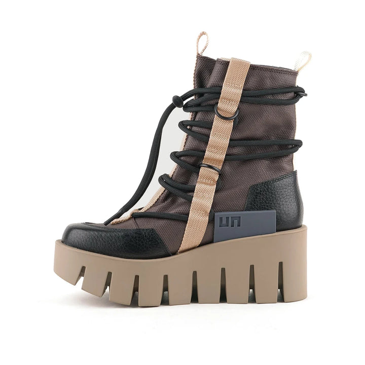 United Nude Grip Desert Lo Stone Mix Botki Damskie na Platformie Brązowe