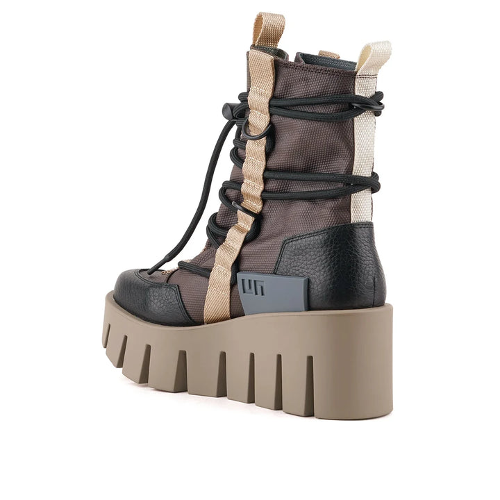 United Nude Grip Desert Lo Stone Mix Botki Damskie na Platformie Brązowe