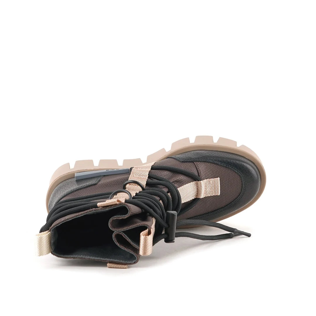 United Nude Grip Desert Lo Stone Mix Botki Damskie na Platformie Brązowe