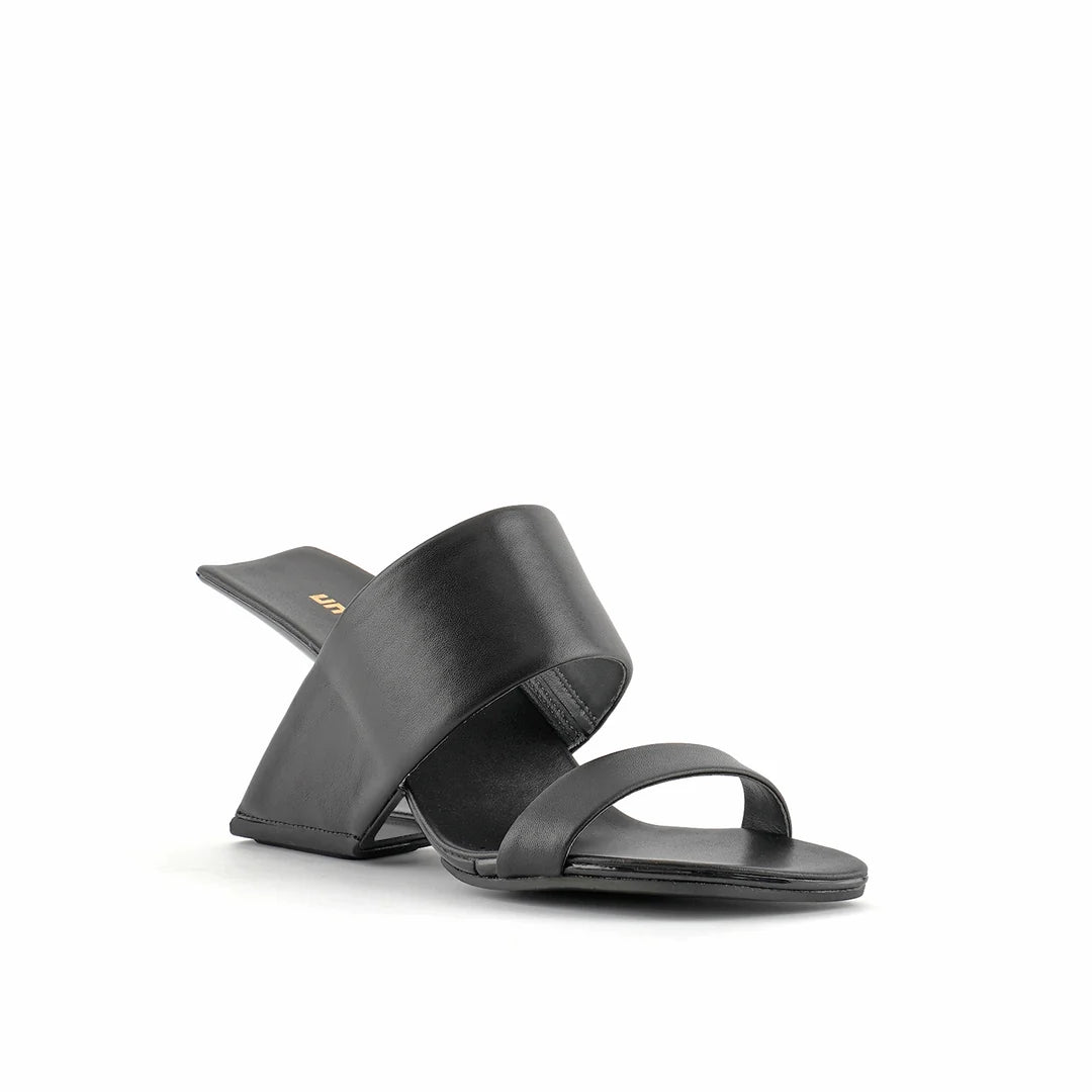 United Nude Loop Hi Black Sandały Damskie Na Obcasie Czarne