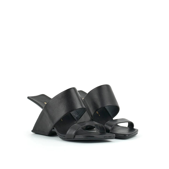 United Nude Loop Hi Black Sandały Damskie Na Obcasie Czarne