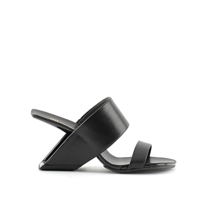 United Nude Loop Hi Black Sandały Damskie Na Obcasie Czarne