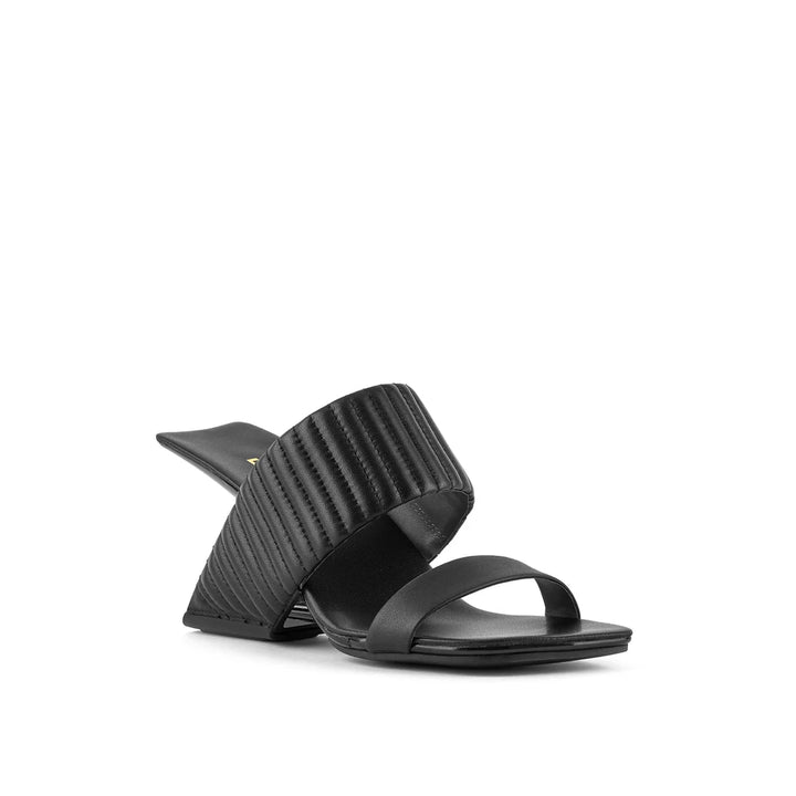 United Nude Loop Hi Black Puffer Sandały Damskie Na Obcasie Czarne