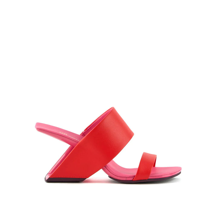 United Nude Loop Hi Lily Sandały Damskie Na Obcasie Czerwone
