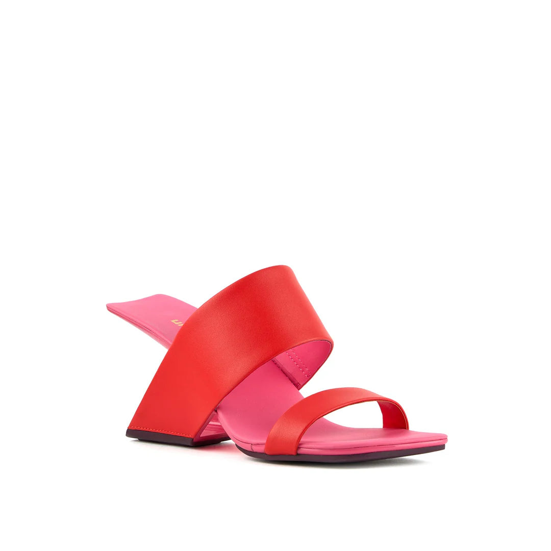 United Nude Loop Hi Lily Sandały Damskie Na Obcasie Czerwone