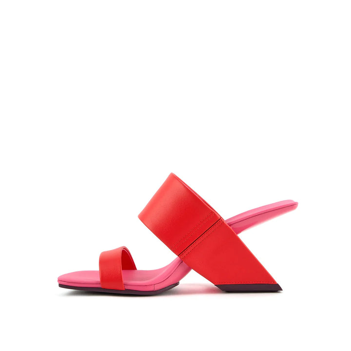 United Nude Loop Hi Lily Sandały Damskie Na Obcasie Czerwone