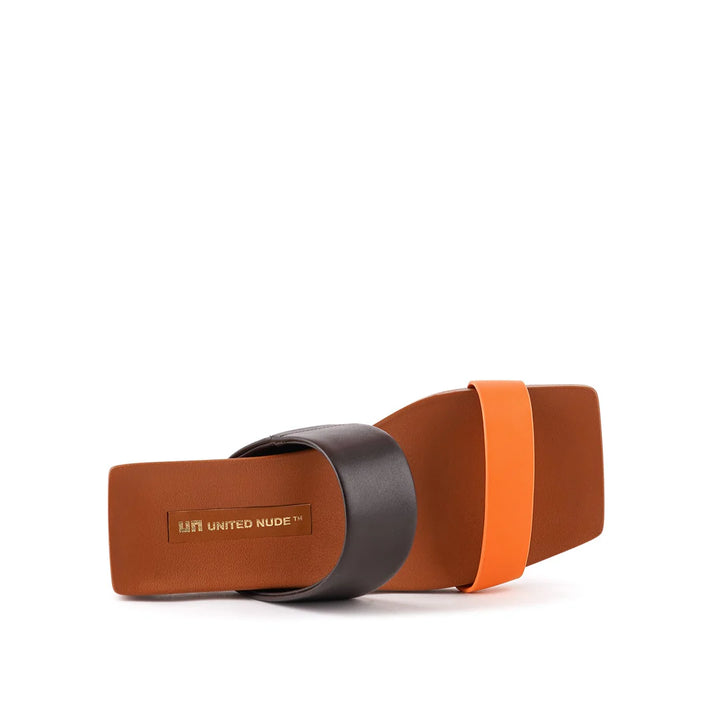 United Nude Loop Lo II Amber Glow Klapki Damskie Brązowe