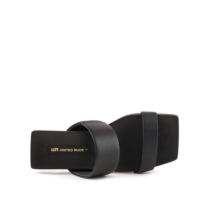 United Nude Loop Lo II Black Klapki Damskie Czarne