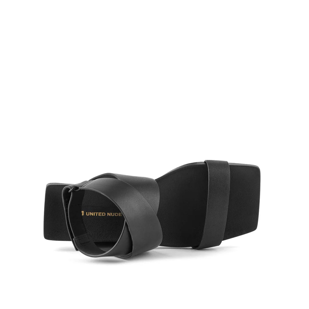 United Nude Loop X Lo Black Sandały Damskie Czarne