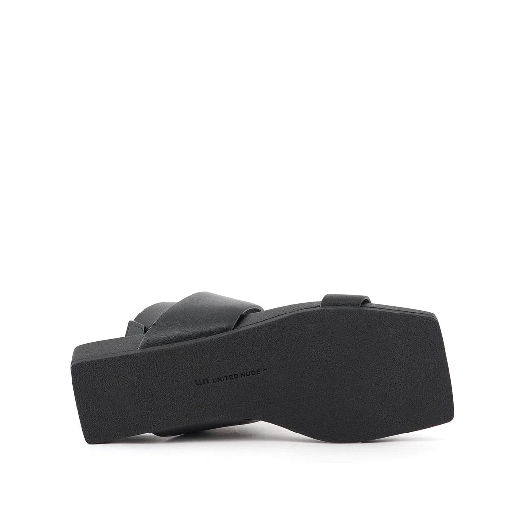 United Nude Loop X Lo Black Sandały Damskie Czarne