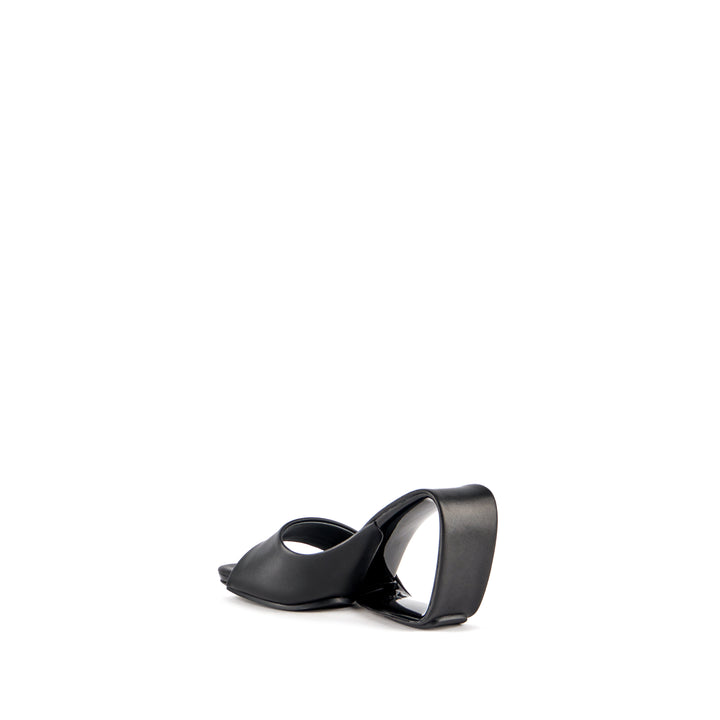 United Nude Mobius Hi Back Klapki na Obcasie Czarne