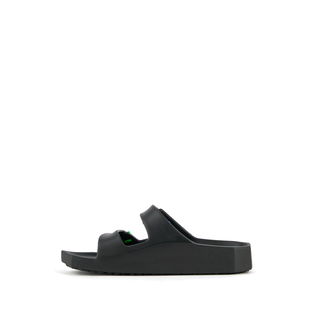 Moses Unisex-L Black + Neon Flair