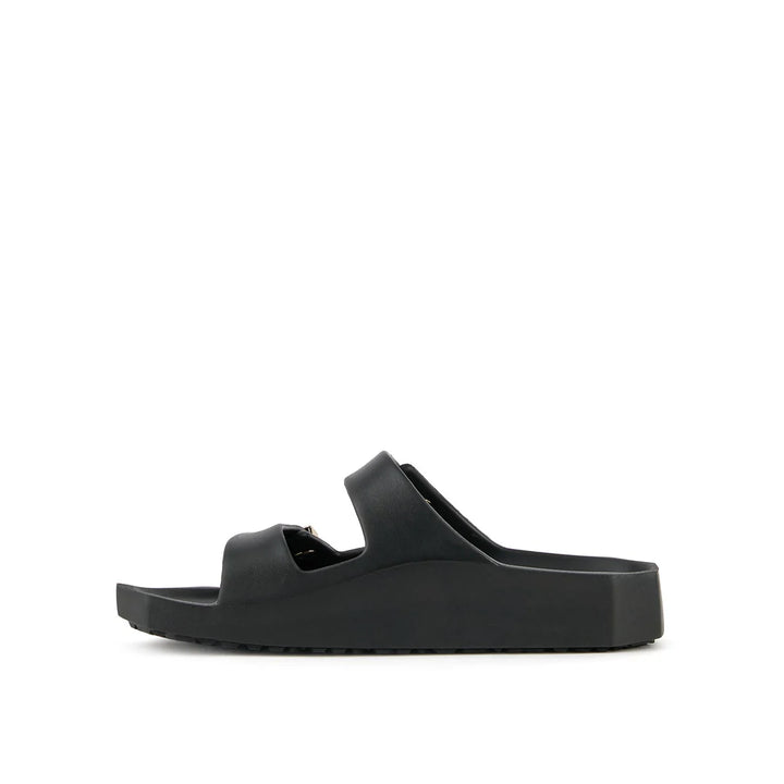 United Nude Moses Unisex Black + Gold Klapki Damskie Czarne