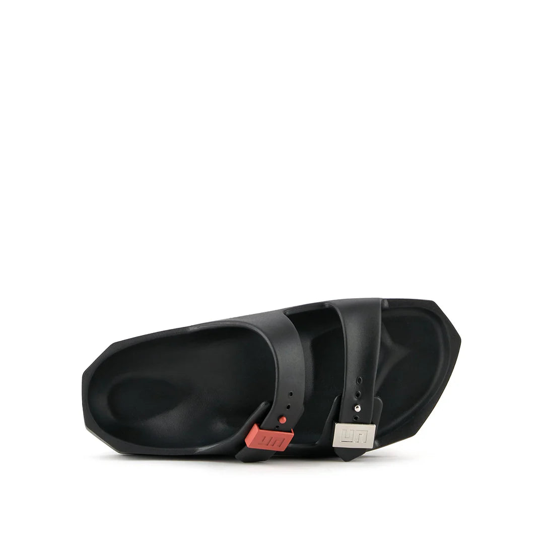 United Nude Moses Unisex  Black + Nebula Klapki Damskie Czarne