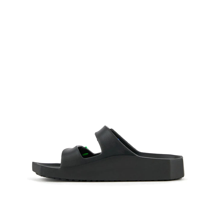 United Nude Moses Unisex Black + Neon Flair Klapki Damskie Czarne