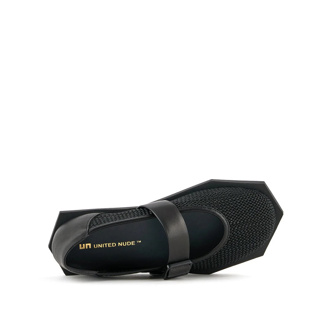 United Nude Poly Ballet Lo Black Baleriny Damskie Czarne