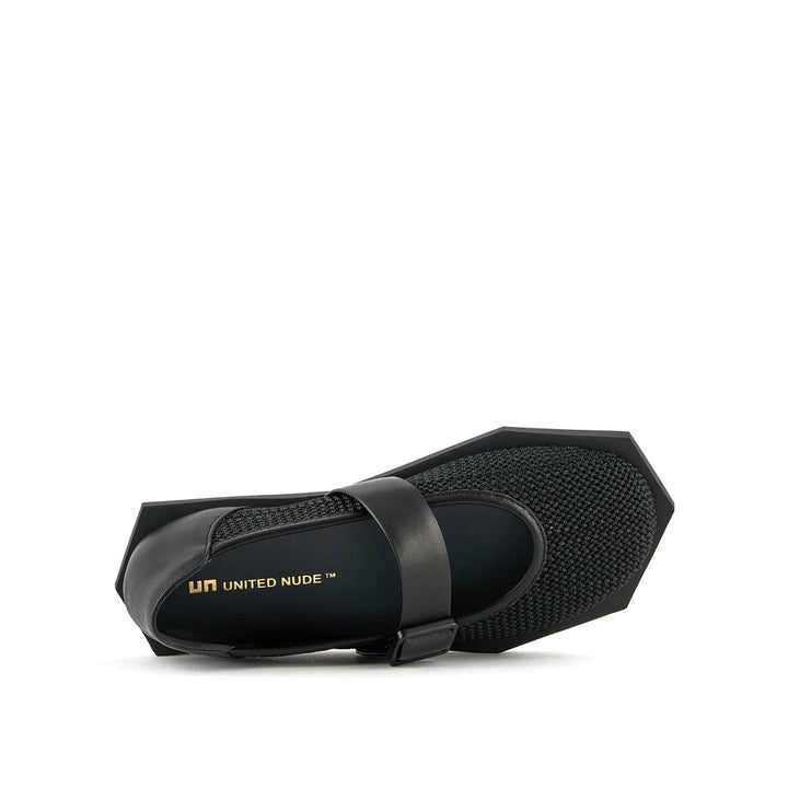 United Nude Poly Ballet Lo Black Baleriny Damskie Czarne