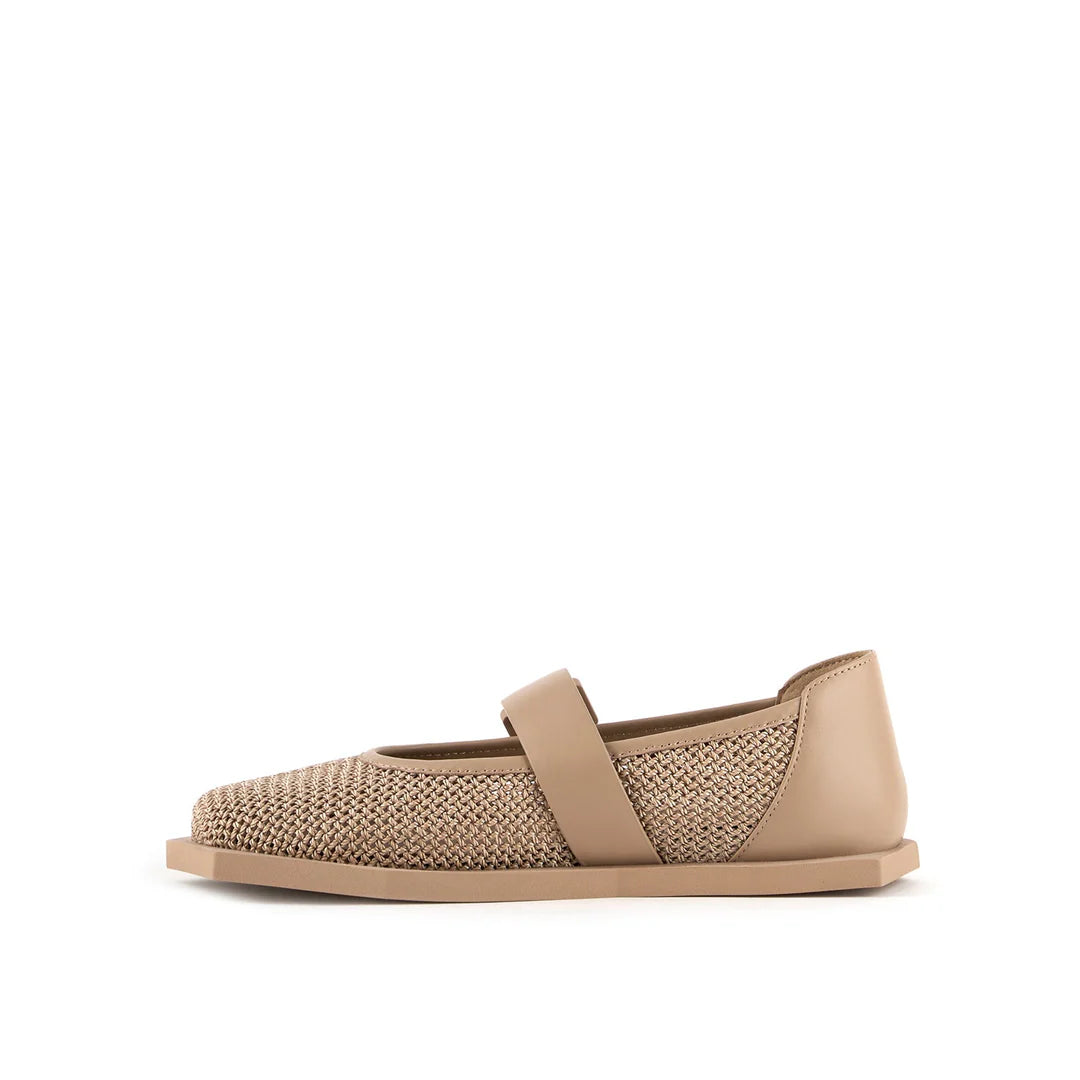 United Nude Poly Ballet Lo Timeless Taupe Baleriny Damskie Beżowe