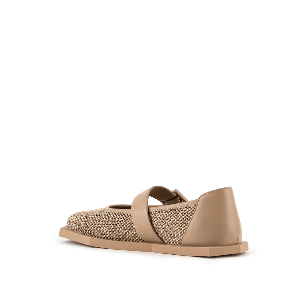 United Nude Poly Ballet Lo Timeless Taupe Baleriny Damskie Beżowe
