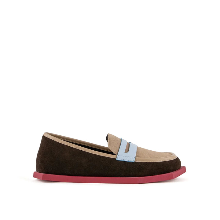United Nude Poly Loafer Lo Unisex Amber Glow Mokasyny Damskie Męskie Brązowe