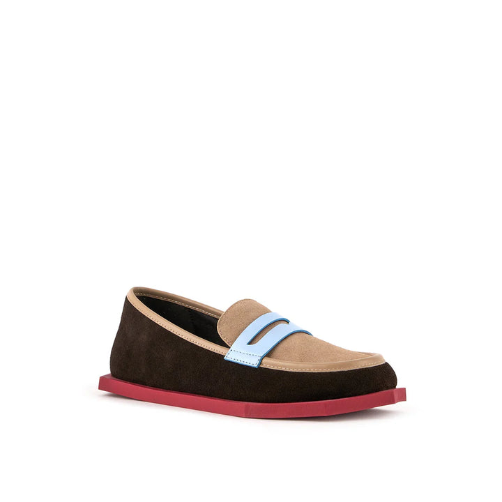 United Nude Poly Loafer Lo Unisex Amber Glow Mokasyny Damskie Męskie Brązowe