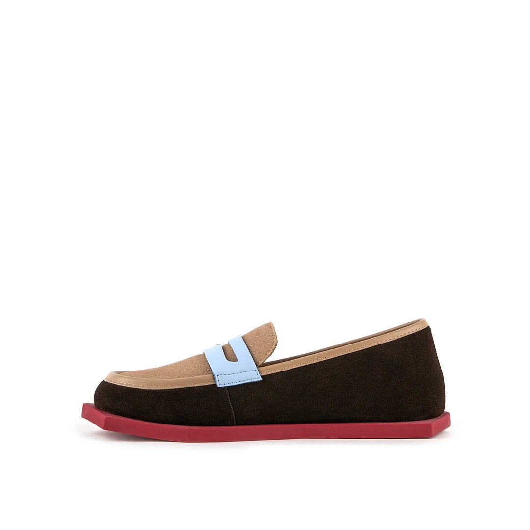 United Nude Poly Loafer Lo Unisex Amber Glow Mokasyny Damskie Męskie Brązowe