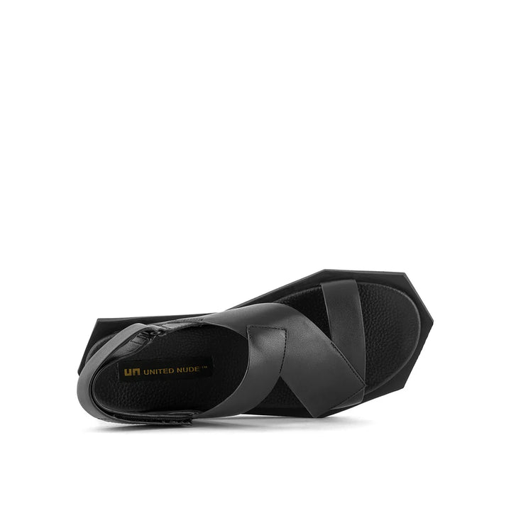 United Nude Poly Straps Lo Black Sandały Damskie Czarne