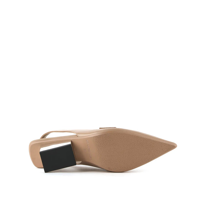 United Nude Raila Loafer Mid Timeless Taupe Buty na Obcasie Beżowe