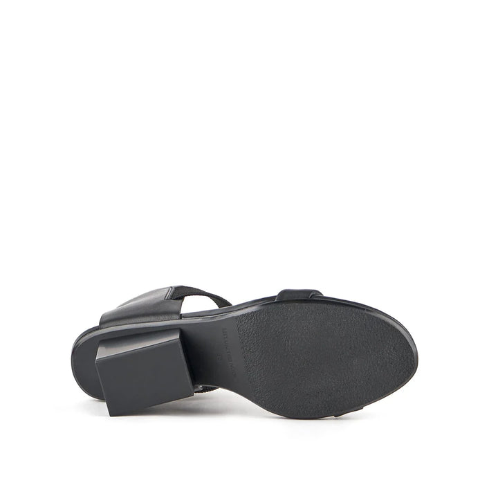 United Nude Raila Mid Black II Sandały na Obcasie Czarne
