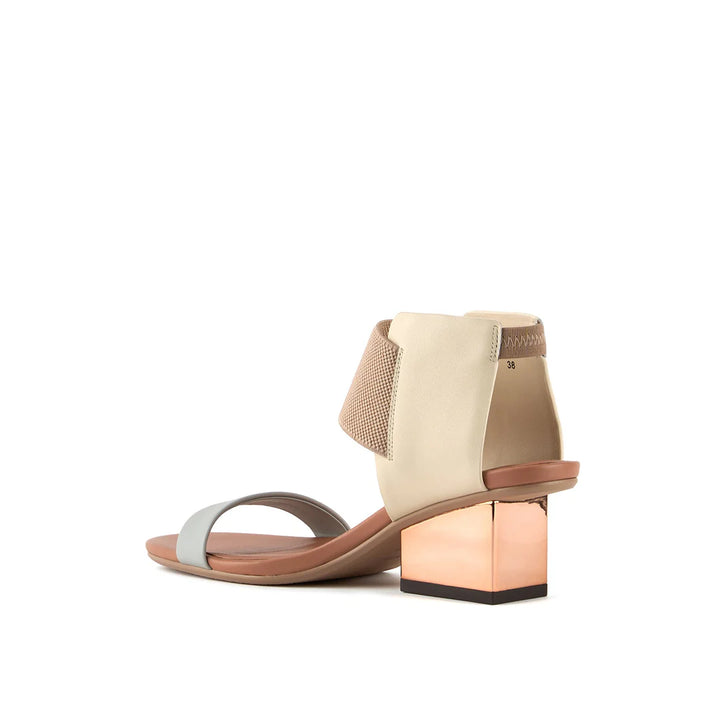 United Nude Raila Mid Rose Sandały na Obcasie Różowe
