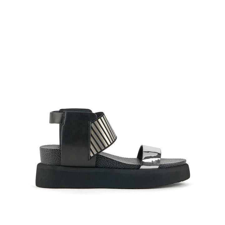 United Nude Rico Sandal II Afterlight Sandały Damskie na Platformie Czarne