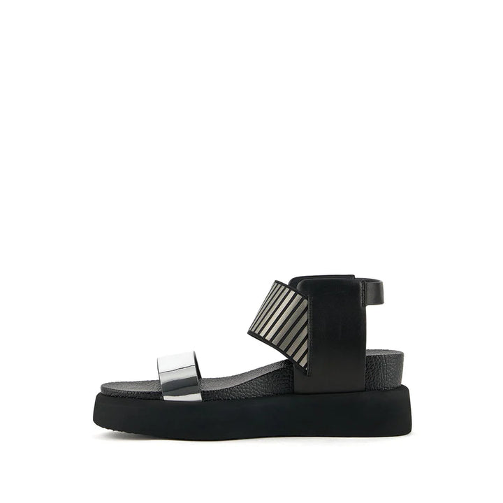 United Nude Rico Sandal II Afterlight Sandały Damskie na Platformie Czarne