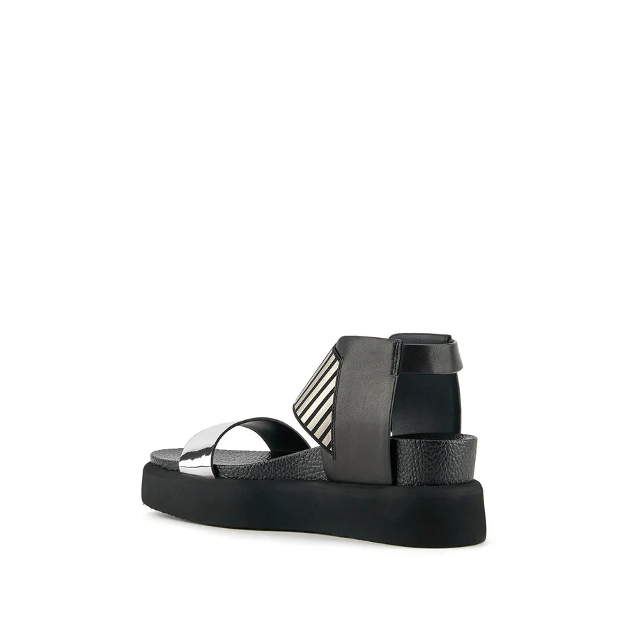United Nude Rico Sandal II Afterlight Sandały Damskie na Platformie Czarne