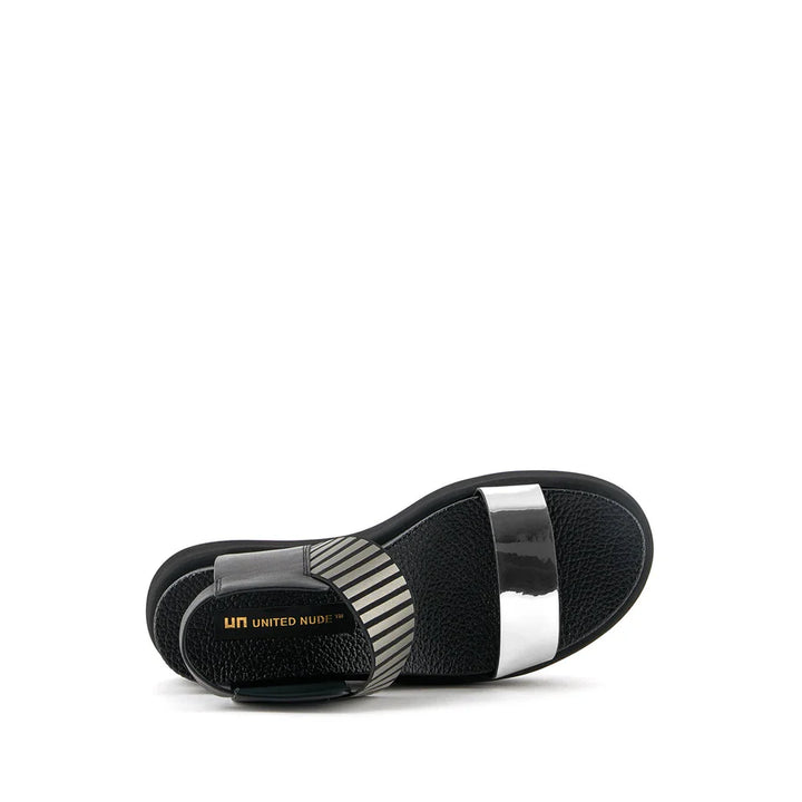 United Nude Rico Sandal II Afterlight Sandały Damskie na Platformie Czarne