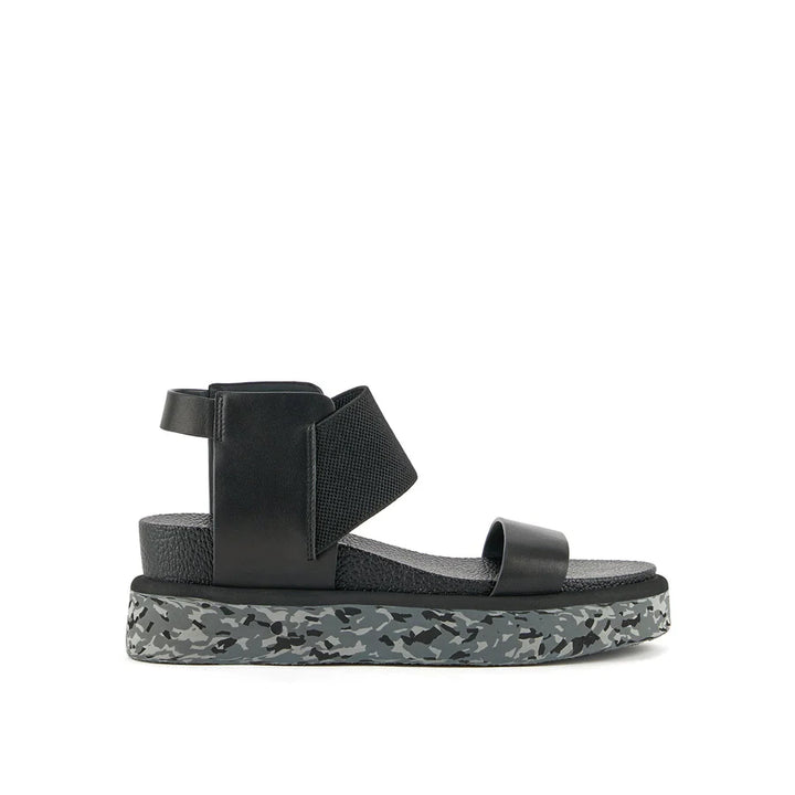 United Nude Rico Sandal II Black Sandały Damskie na Platformie Czarne