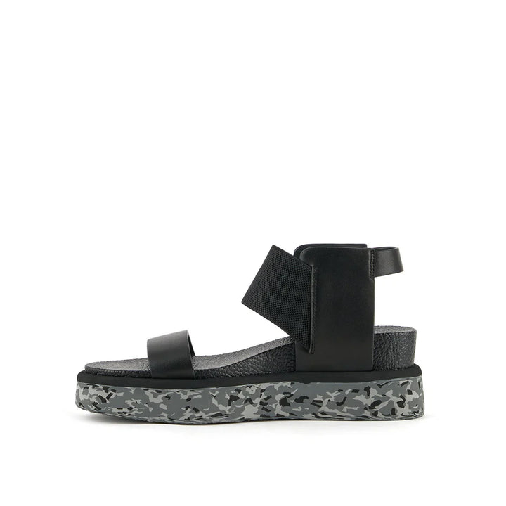 United Nude Rico Sandal II Black Sandały Damskie na Platformie Czarne