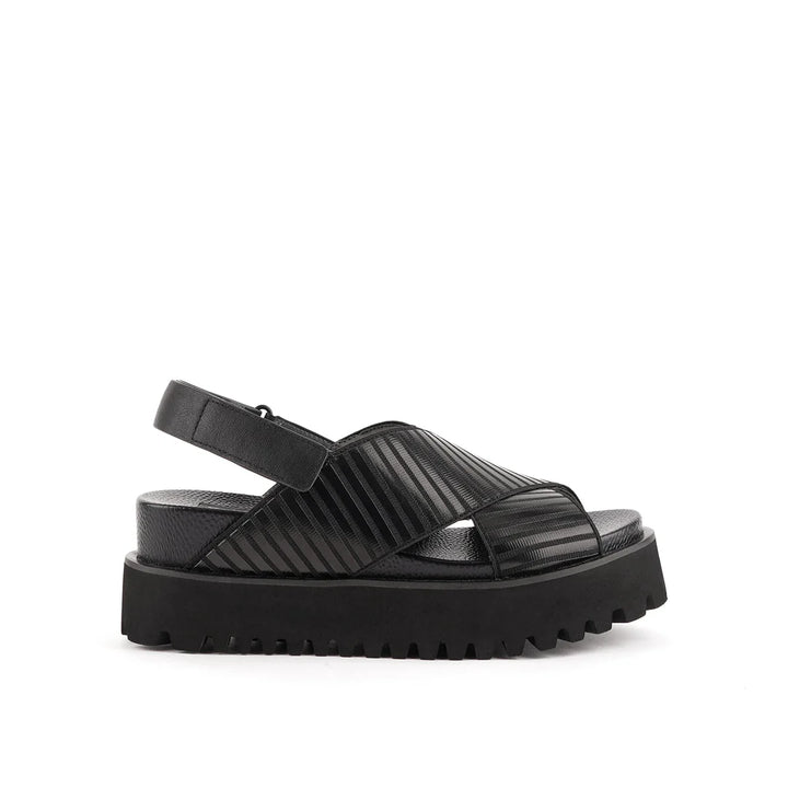 United Nude Rico x Sandal Black Sandały Damskie na Platformie Czarne