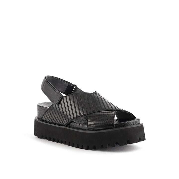 United Nude Rico x Sandal Black Sandały Damskie na Platformie Czarne